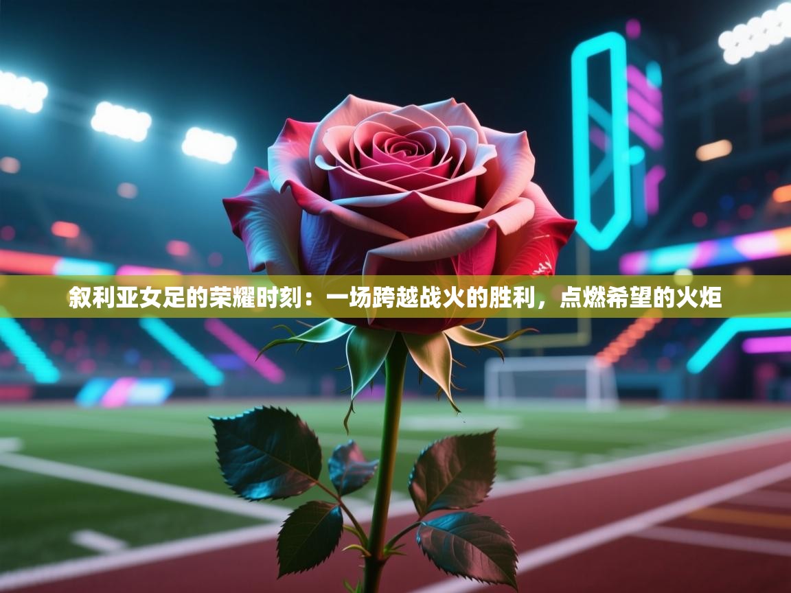 叙利亚女足的荣耀时刻:一场跨越战火的胜利,点燃希望的火炬 第2张